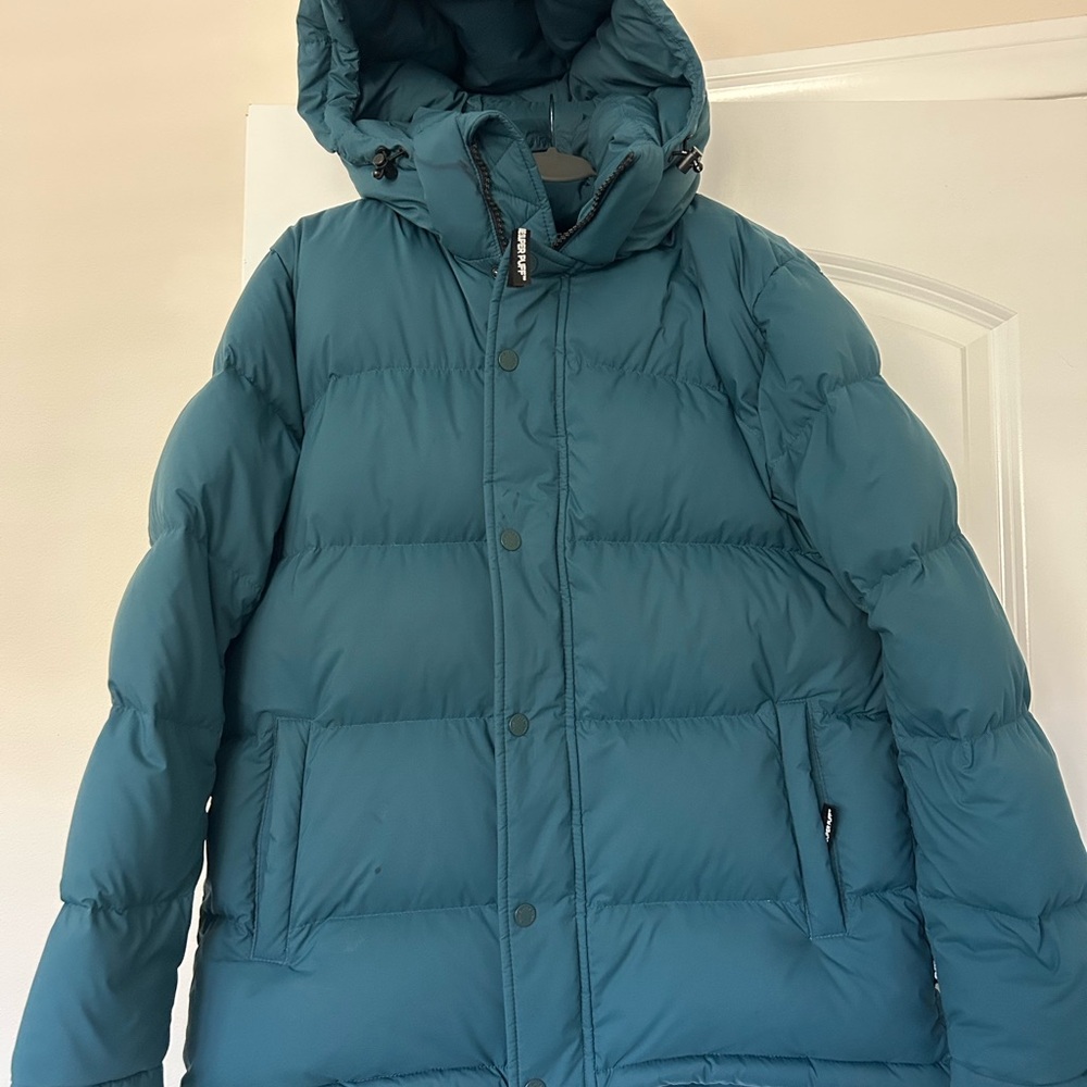 Aritzia Super Puff Jacket - small - green